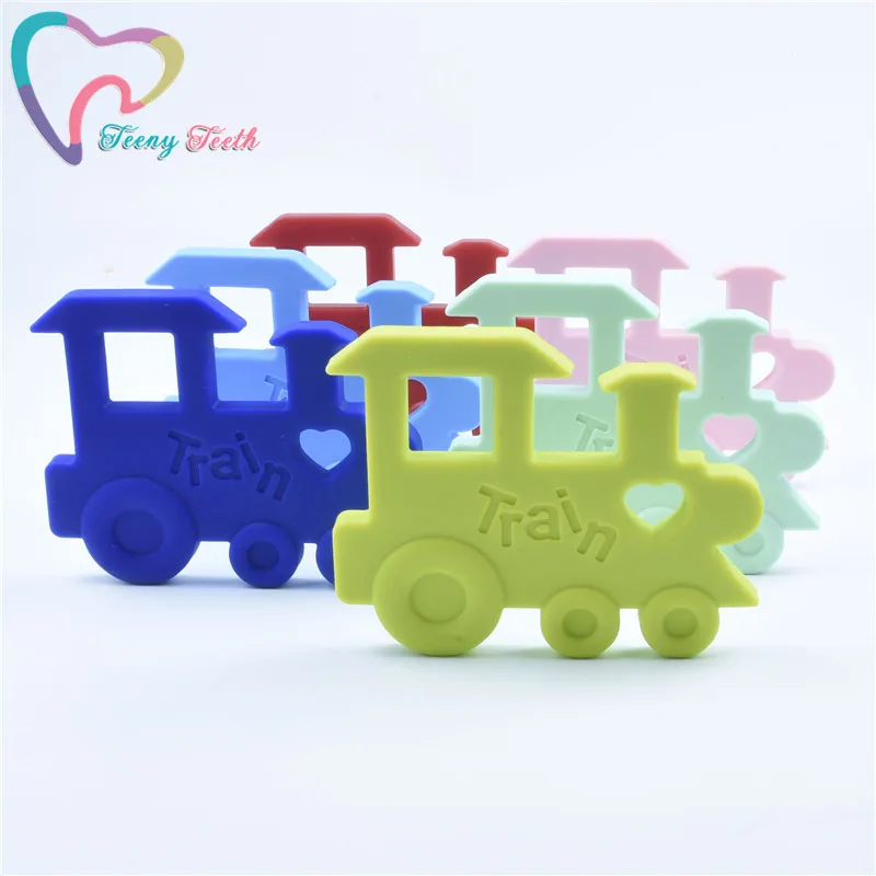 

Silicone Teether Baby Tooth Care Train Teether For Jewelry Making Choochoo Silicone Rodents Breastfeeding Necklace For Pacifier