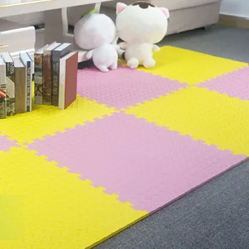 

8pcs/set Exercise Floor Mat Protective Portable Anti Slip Thickened Shock Absorbing EVA Foam Fitness Equipment Home Gym Tiles