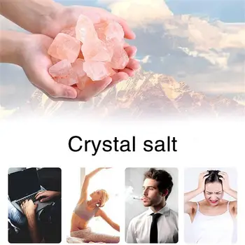 

Portable Night Light USB Charging Living Room Purifying Air Natural Rock Crystal Salt Lamp Himalayan Salt Lamp Black /White