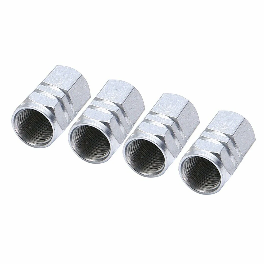 

4Pcs/Set Auto Valve Caps Aluminum Car Tire Valve Stem Caps Durable Theftproof Tire Stem Covers Wheel Airtight Abarth for Bike