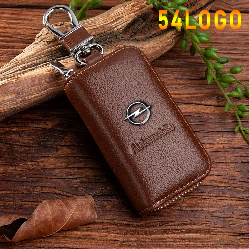 Новый кожаный чехол для ключей с логотипом автомобиля VW BMW Nissan Benz Lexus Skoda Hyundai Киа
