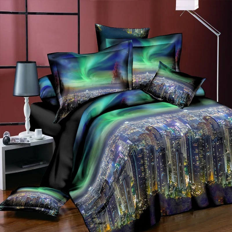 

New 3D Bedding sets/bedclothes/bed sets quilt cover 3pcS( Duvet Cover + 2 Pillowcase) Queen size