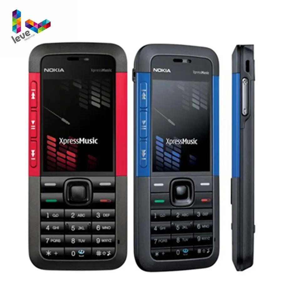  Original Unlocked Nokia 5310 XpressMusic 5310XM Bluetooth Java MP3 Player Refurbished Mobile Phone