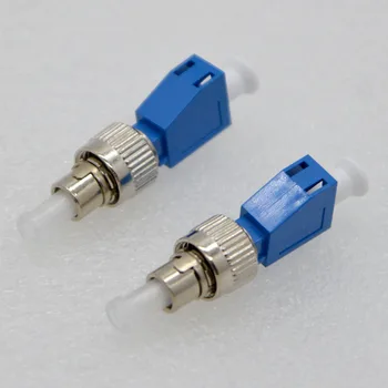

NEW Single Mode Optical Fiber Adapter Connector FC Male-LC Female Round to Small Square Coupler Flange For Optical Power Meter