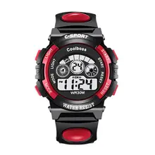 Новое поступление, водонепроницаемые светящиеся электронные часы, Детские многофункциональные спортивные часы, светодиодный смарт-Шагомер