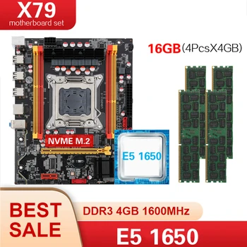 

Kllisre X79 chipset motherboard LGA2011combos E5 1650 4pcs x 4GB = 16GB DDR3 1600Mhz ECC Memory