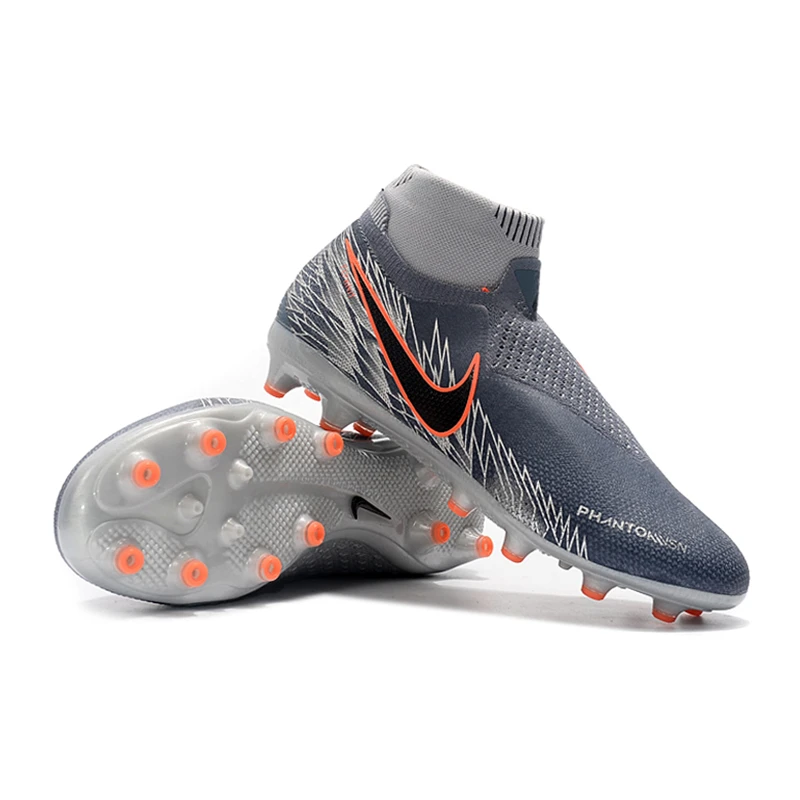 Nike Phantom VSN Elite DF AG; большие размеры 39-45 победы пакет при полной зарядке тени бесшовные кроссовки мужские Обувь для футбола футбольные бутсы с зажимом