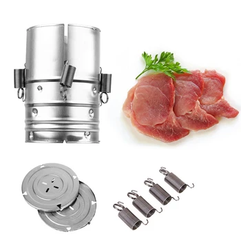 

HOT 1PC Round Shape Stainless Steel Ham Press Maker Poultry Cooking For Seafood Kitchen Machine Tools Party Tools Meat