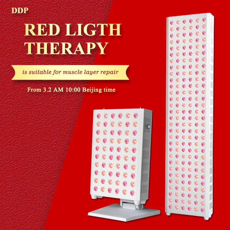 낮은 EMF 레드 테라피 라이트 300W 패널 장치 인프라 Led 전신 램프, 적외선 얼굴 Reg Rowth 의료 스킨 레드