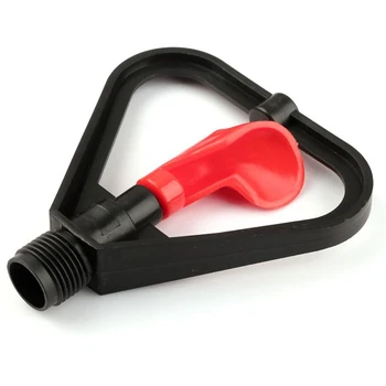 

20Pcs Red Thumb Rain-Shaped Nozzle 1/2Inch Male Thread Plastic Butterfly-Shaped Nozzle, Garden Watering Emitter