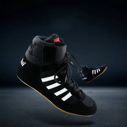 [TB04]Boxing shoes men's low to help Sanda shoes high to help fighting training wrestling ankle boots boots boxing s