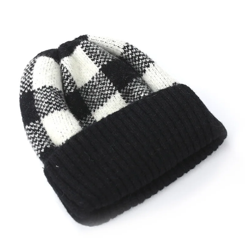 Black Шапочки Skullies зимняя шапка женская мужская спортивная шапка бини для женщин и мужчин кепки для пробежек Лыжная Шапка s Прямая - Цвет: Black