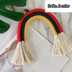 Navidad diy ручной работы Радуга кисточкой бахрома Ловец снов картины без рамы украшения Современные рождественские украшения год - Цвет: Small-2
