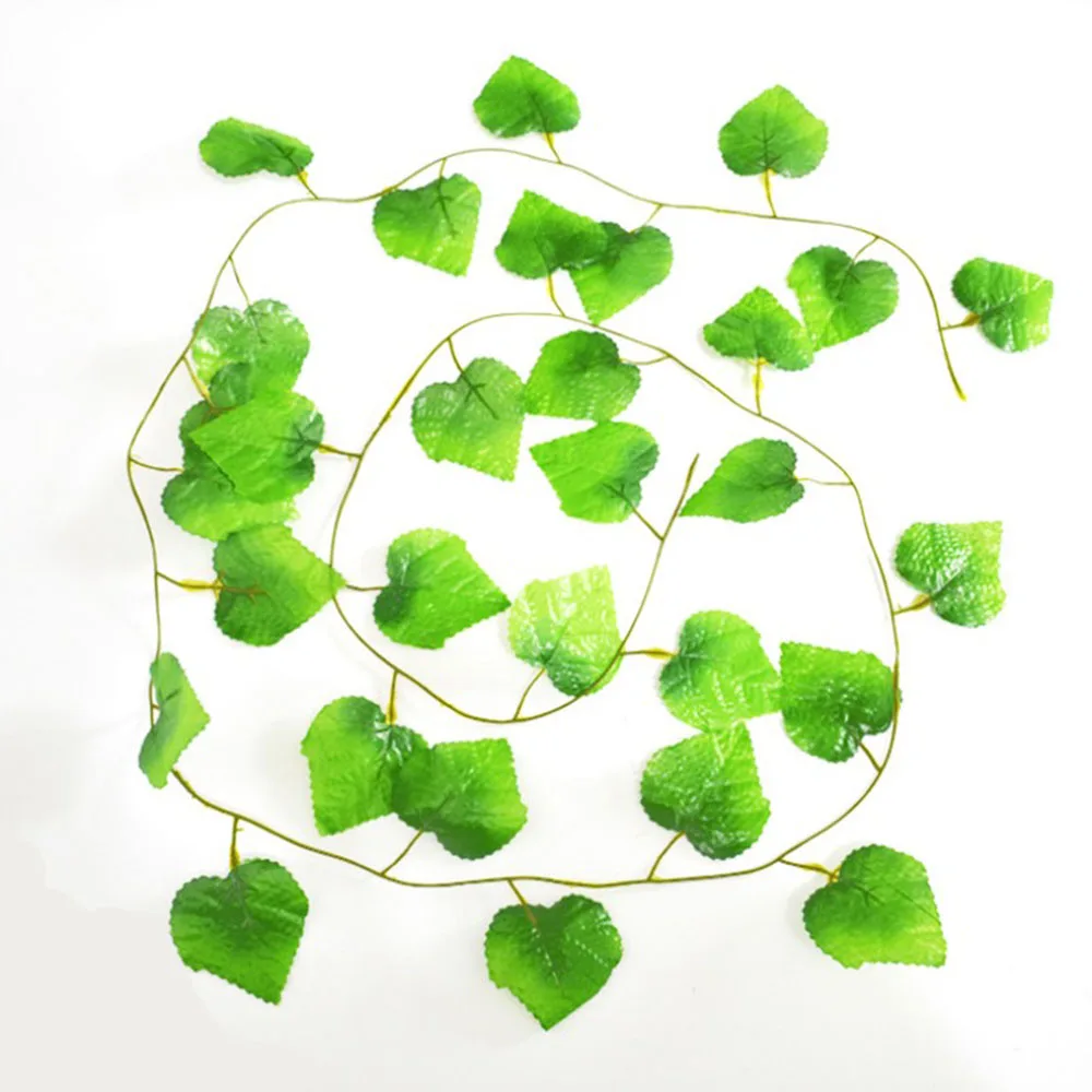 

230cm Artificial Plants Creeper Green Leaf Lvy Vine Grape Leaves For Home Wedding Decor DIY Hanging Garland Artificial Flowers