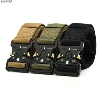 

High Quality HipHop Street Wear Belt Rollercoaster Metal Button Canvas For Women Men Safety Belts Fashion Rollercoaster