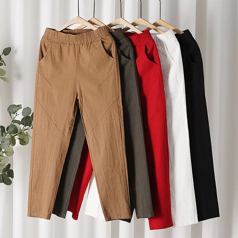 

Джинсы Mom женские с завышенной талией пуш-ап Женские Ретро женские брюки-бойфренды хлопковые брюки шаровары из пеньки девять точек повседневные