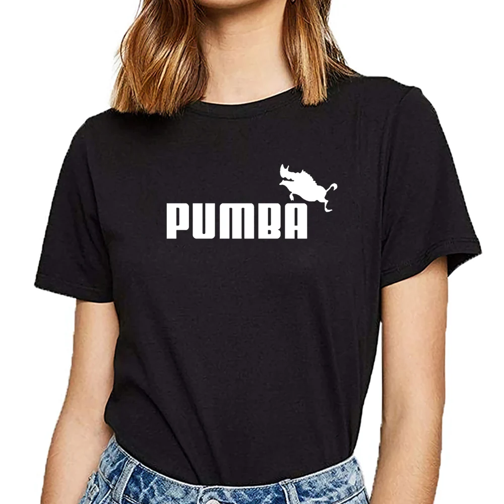 Женская Винтажная футболка с логотипом pumba | одежда