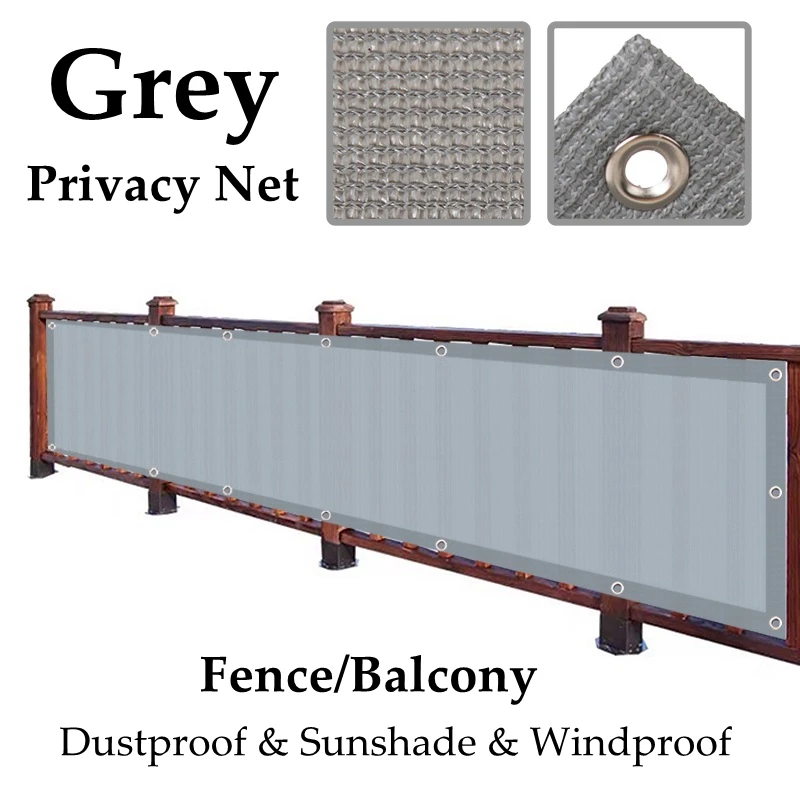 Rete Parasole Per Balcone In HDPE 65x800 Cm – Protezione UV 95%, Altezza Regolabile 35-65 Cm, Con Occhielli Ogni 50 Cm!