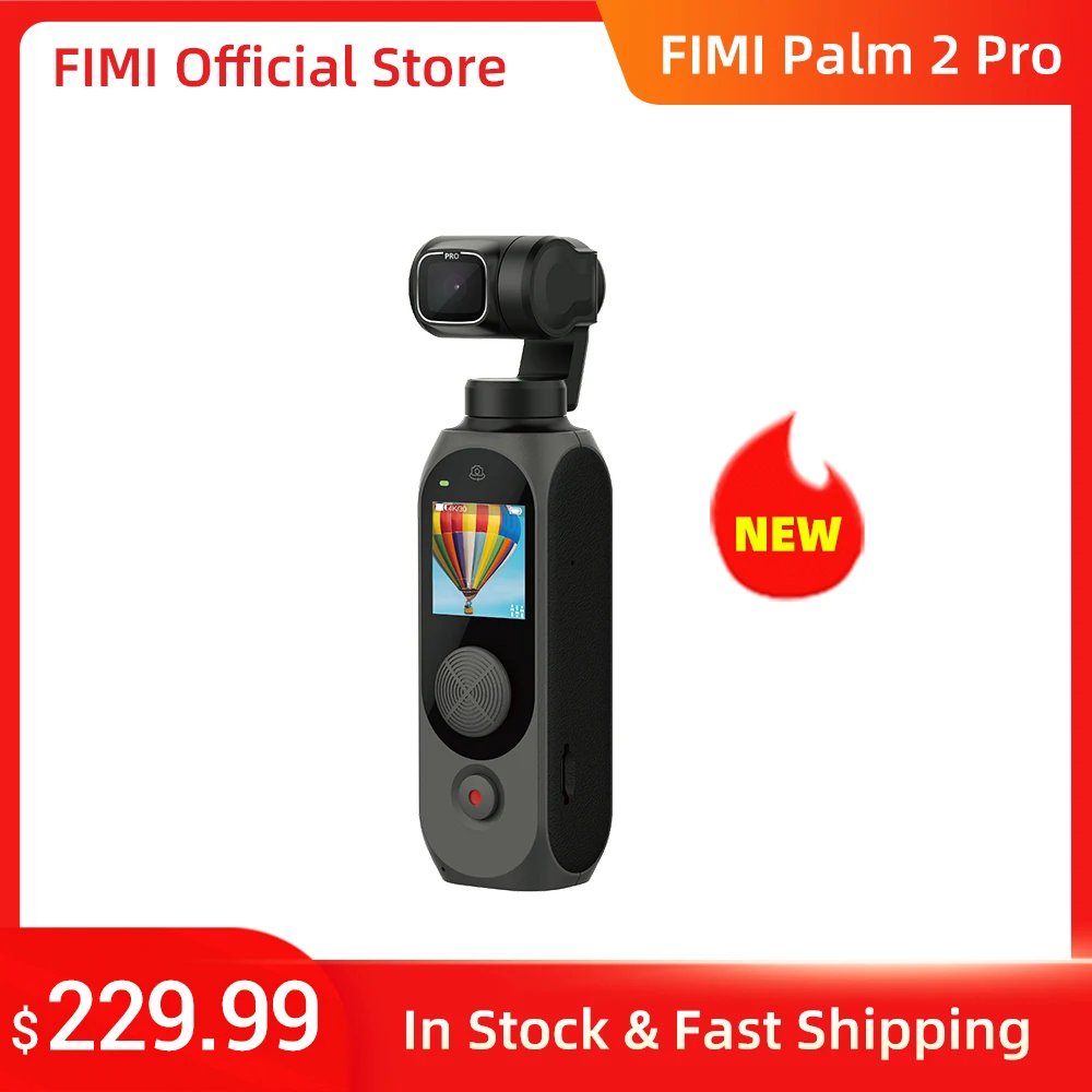 FIMI Палм 2 Pro 3-осевой стабилизированный Ручной Стабилизатор для камеры estabilizador celular