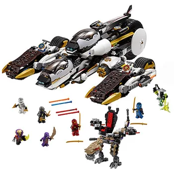 

New Ninja Ultra Stealth Raider Set Model Building Blocks Bricks 1160Pcs Bricks Boys Birthday Gift kids Educational Toys gift