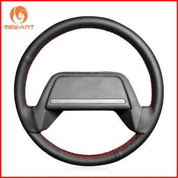 

MEWANT Black Artificial Leather Car Steering Wheel Cover for Lada 2008 2009 2010 2011 2012 2013 2014 2015 Accessories Parts Kit
