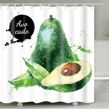 

2020 New Bathroom Shower Curtain Set Printed Decorative Bath Cover With 12 Hanging Hooks 70.8 X 70.8Inch