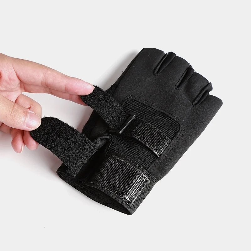Перчатки с регулируемой пряжкой на запястье для тяжелой атлетики, бодибилдинга ручная одежда EVA мягкие противоскользящие перчатки
