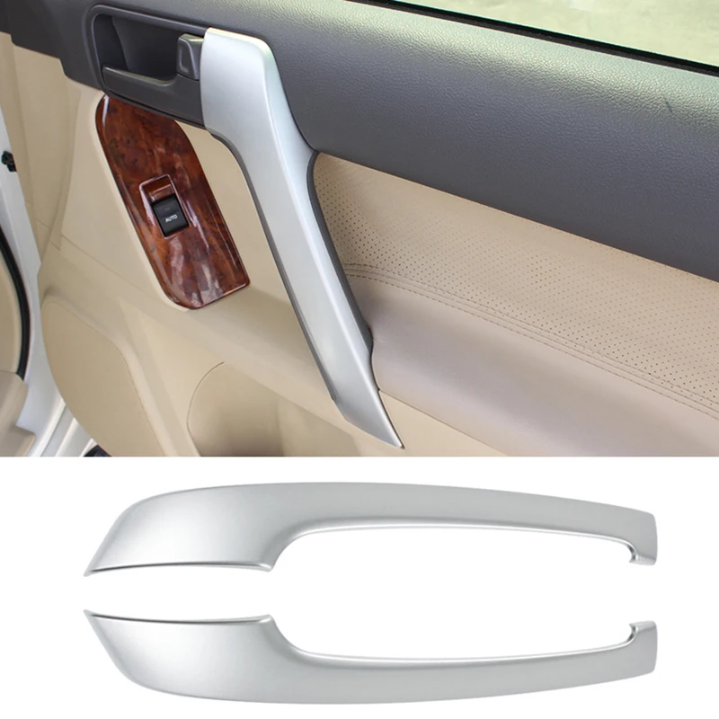 For Toyota Prado FJ150 2010-2020ABS Matte Car Inner Front Door Armrest Decoration Cover Trim Styling Accessories | Автомобили и