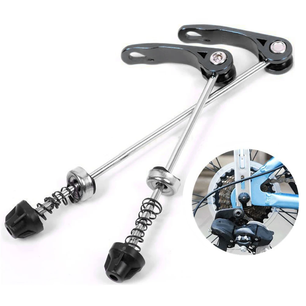 One  Pair 14.5cm 17.5cm Aluminum Alloy  Road Mountain Bike Bicycle Cycling Wheel Hub Skewers Quick Release Bolt Lever Axle Set