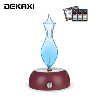 

DEKAXI art crafts Tabletop Humidifier Ceramic Glass Aromatherapy Pure Essential Oils Diffuser Air Nebulizer Humidifier for home