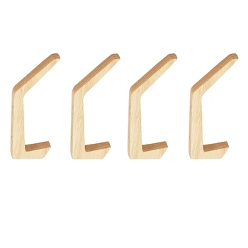 

HOT-Japanese Style Simple Wooden Hook Coat Hooker Wall Decoration Wall Hanging Home Decorations Wall Single Hook