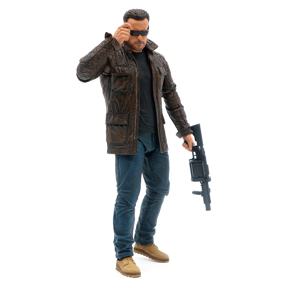 NECA Терминатор Темный Fate T-800 Сары Коннор ПВХ фигурка Модель Коллекция игрушек кукла подарок с оригинальной коробкой
