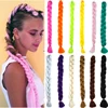MUMUPI 82Inch Synthetic Jumbo Braids hair 20 Colors Available 165g/Pack Blonde Crochet False Braiding Hair Extensions 1