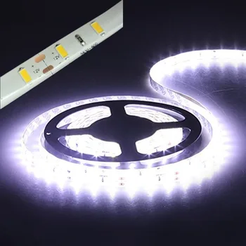 

led strip light 5630 5730 waterproof 12v flexible tape 5m 300led cold white warm white 3000k 6500k 8000k red green blue lamp