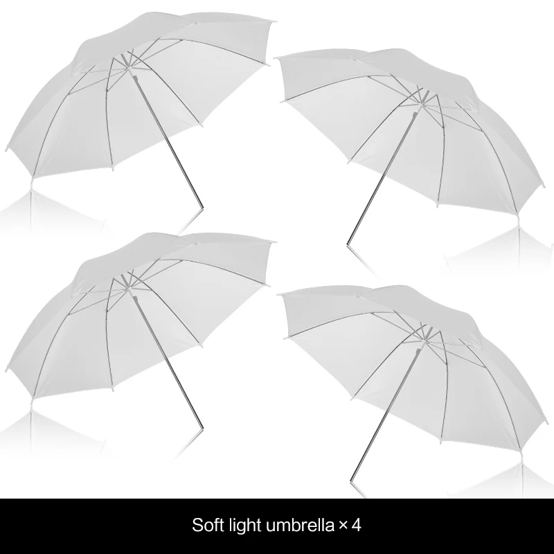 4PCS Soft Umbrella 33inch 83cm Photography Photo Pro Studio Softbox White Translucent for Photo Video Studio Shooting For flash