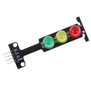 

DC 5V Mini LED Traffic Light Module 5mm Red Yellow Green Color LED Display for Arduino Light Beads Accessories