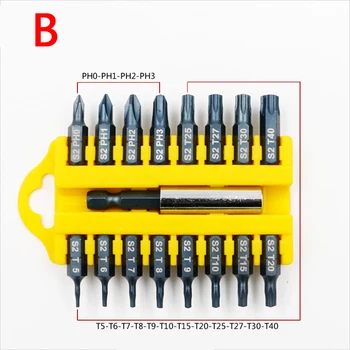 

17pcs/Set Screwdriver Star Magnetic Proof Brand Holder Bits Tamper Torx Bit 2018 Latest High Quality