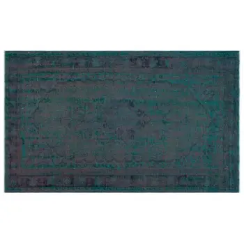 

Handmade Blue Vintage Overdyed Turkish Area Rug 157x260 Cm-5'2''X8'6''
