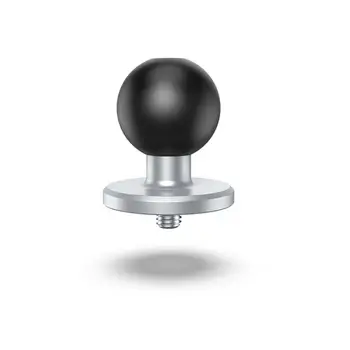 

Motorcycle Handlebar Clamp Base 1\" Ball Head Mount for Go-pro Camera Phone 28TE