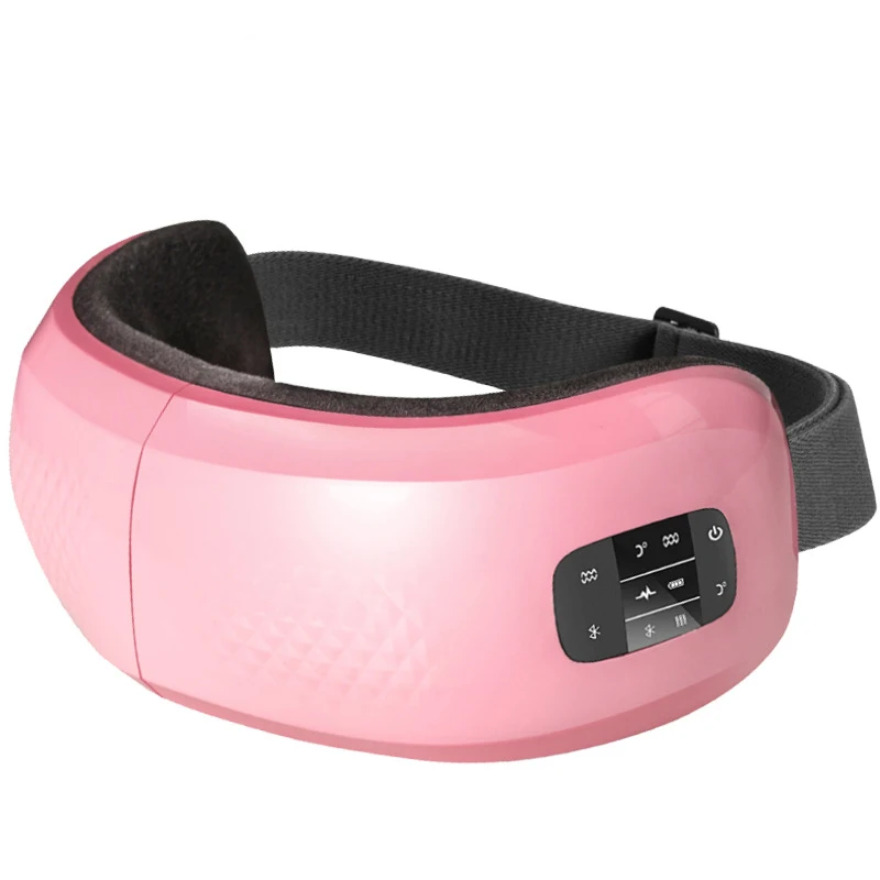 Eye Massage Instrument Hot Compress Vibrator Lighten Pouch Remove Dark Circle Airbag Therapy Eye Massager Bluetooth Music