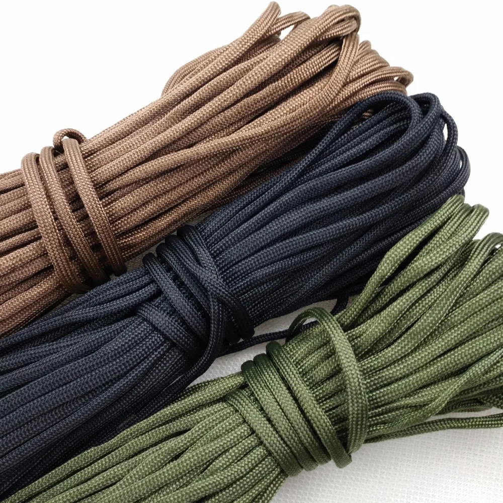 31m Paracord 550 Safe paracord Cord Lanyard Rope Mil Spec Type III 7Strand 100FT Climbing Camping Survival Equipment