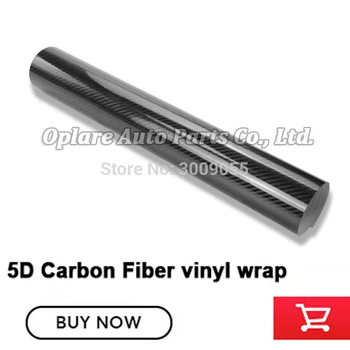 

low Price Gloss 5D Carbon Fibre Vinyl For Car Wrap covering graphics With Air Bubbles Free Size:1.52*18M/Roll