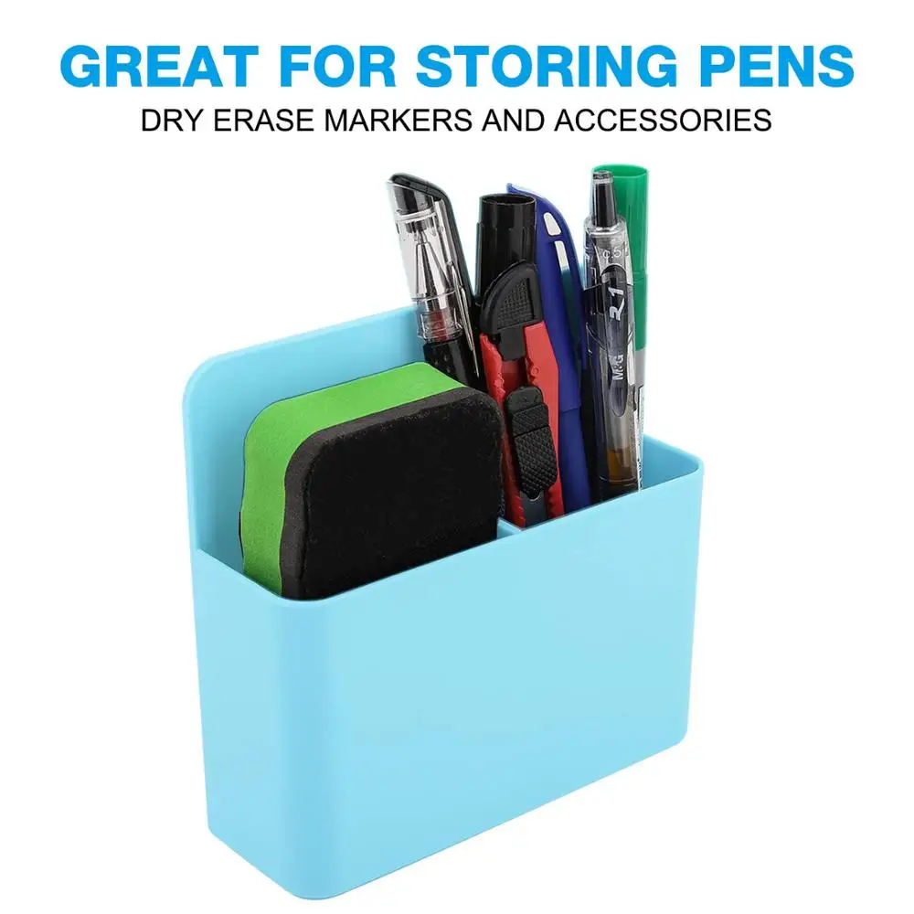 Magnetic Dry Erase Markers Magnetic Pen Pencil Holders Storage Organizer For Whiteboard Refrigerator Locker Surfaces pen holder