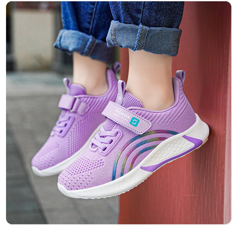 comfortable sandals child Spring Autumn Kids Shoes Baby Girls Children's Casual Sneakers Breathable Soft Anti-Slip Walking Running Sports Shoes Size 26-38 best leather shoes