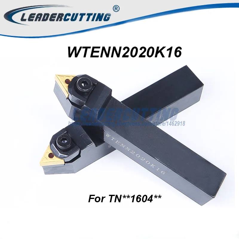 Hitommy WTJNR2020K16 WTJNL2020K16 Turning Tool Holder with 10pcs TNMG160408-HS Carbide Inserts