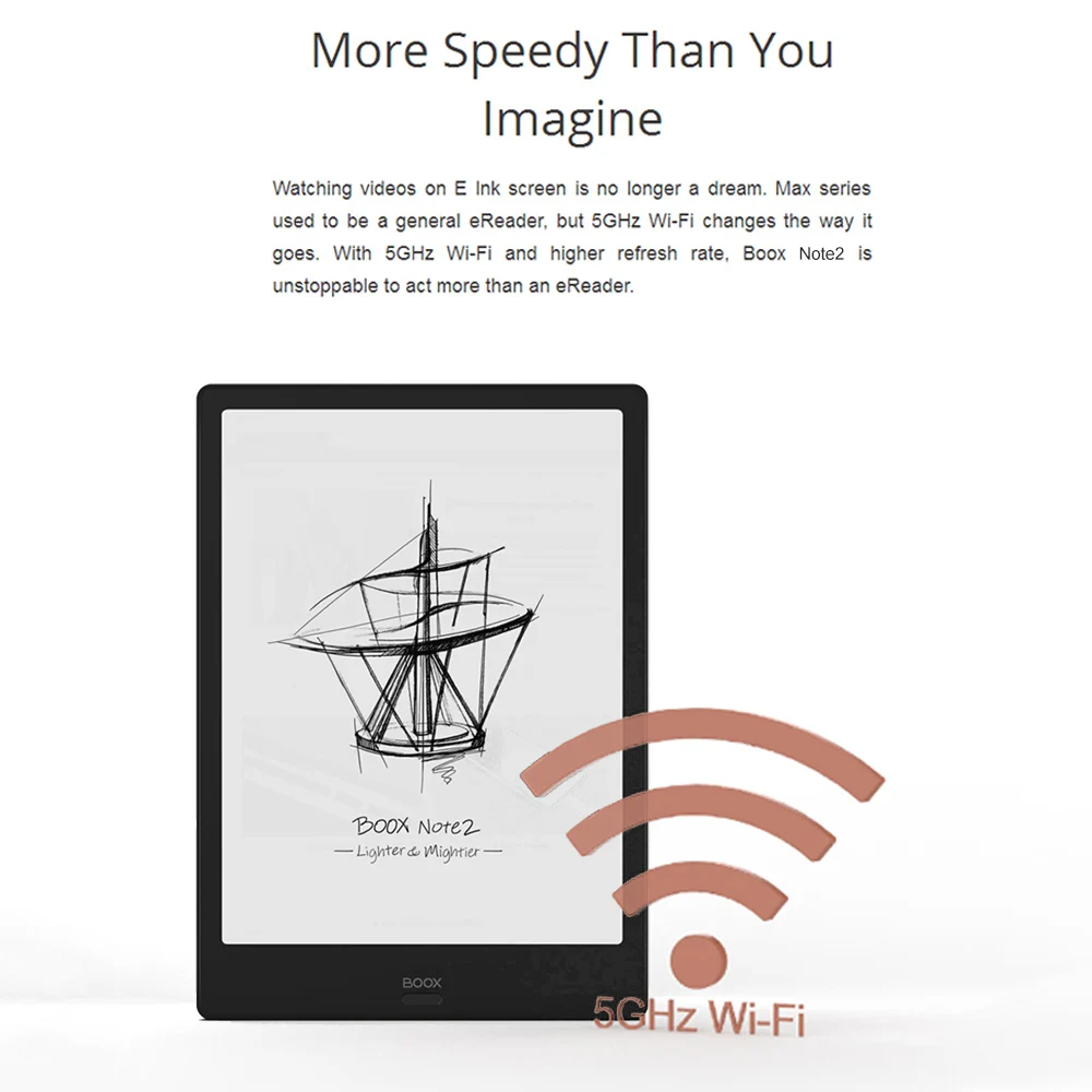 Электронная книга BOOX Note2 10 3 &quot Wi Fi e ink гибкий Tou ch Carta экран цифровой блокнот Android