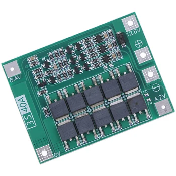 

1Pcs Lithium Battery Protection Board 3S 40A 18650 Li-Ion Lithium Battery Charger Protection Board For Drill Motor