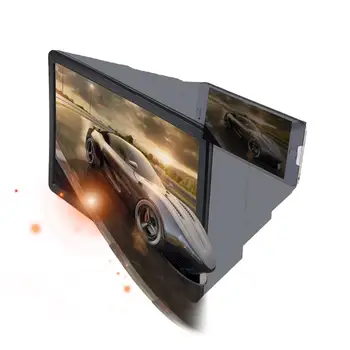 

3D HD Movie Video Amplifier Screen Magnifier Cell Phone with Universal Holder Stand for iPhone and All other Smart Phones