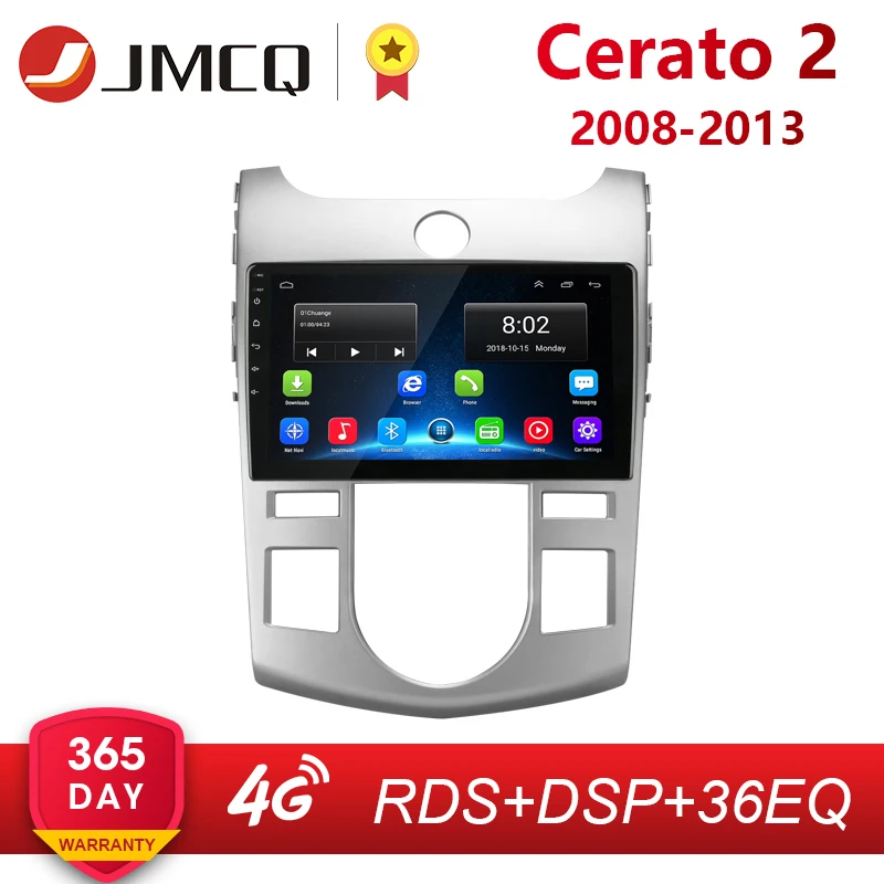 2DIN 2G + 32G Android 4G + Wifi Radio de coche reproductor Multimedia para Kia Cerato 2 TD 2008-201