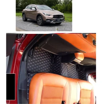 

leather car floor mat for infiniti qx30 2016 2017 2018 2019 2020 accessories rug carpet interior styling stickers